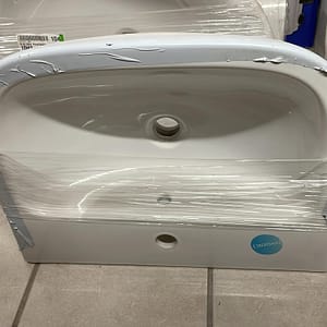 SANIBEL 3001 Waschtisch 550x440mm runde Form weiß
