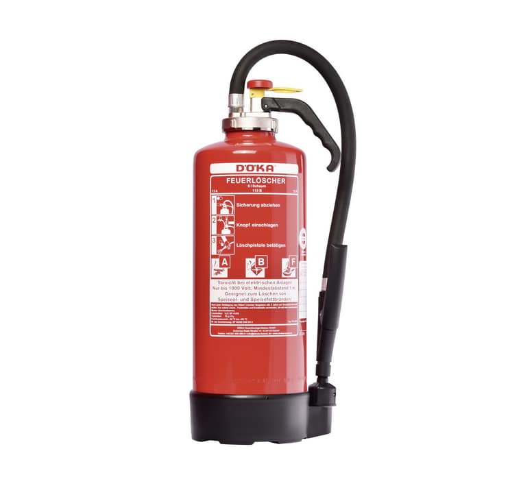 Döka 6 Liter-Fettbrandlöscher fluorfrei Typ Si 6BS Bio+